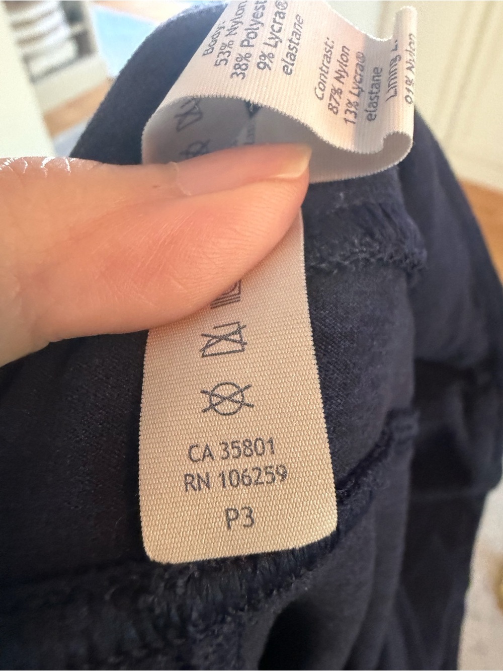 Lululemon Navy Cropped Jogger Yoga Pants Size 10 - Picture 7 of 8